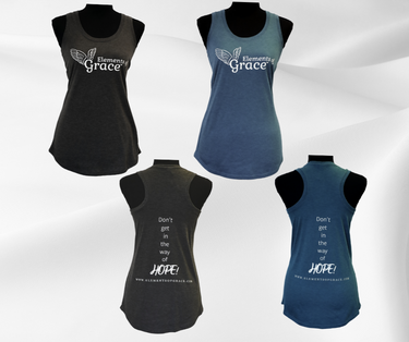 Don't Get in the Way of HOPE!™ Ladies' Racerback Tank by Elements of Grace